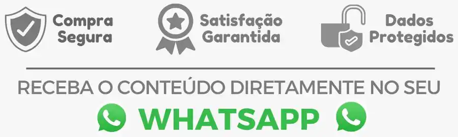 Selos de compra segura, satisfação garantida e dados protegidos